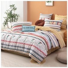 Постельное белье СИТРЕЙД L-343, евростандарт, Сатин, наволочки 50х70, 70x70