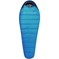Спальный мешок TRIMM Sporty 195 sea blue/mid blue с правой стороны