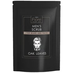 Fiore / Скраб для мужчин. Серия FOR BEARD AND FAСE. OAK LEAVES