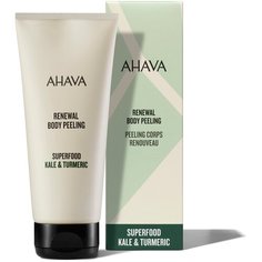 Ahava SUPERFOOD Восстанавливающий пилинг для тела Браунколь и куркума, 200 мл