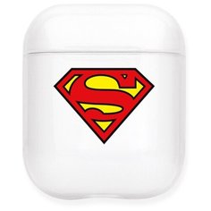 Чехол TPU для AirPods 1/2 Superman 1, лицензия DC Comics Deppa