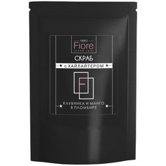 Скраб для тела с хайлайтером "Клубника и манго в пломбире", 250 гр. Fiore
