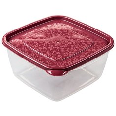 Restola Контейнер 2.1, 18.5x18.5 см, бордо