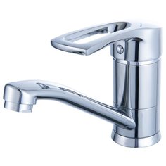 Diadonna Смеситель для кухни (мойки) латунный с поворотным изливом, хромированный, D122