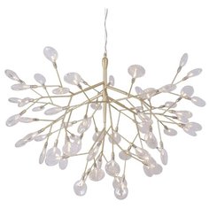 Люстра подвесная Crystal Lux EVITA SP63 GOLD/TRANSPARENT