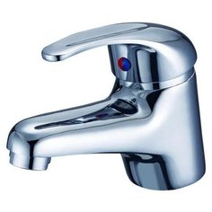 Solone Смеситель для умывальника с монолитным изливом, хромированный, LUN1