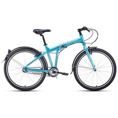 Велосипед 26 Forward Tracer 26 3.0 AL 20-21 г, 19 Бирюзовый/Белый/1BKW1C463003