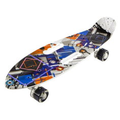 Скейт детский Navigator пластик, светящиеся колеса, 67х20х15см, 2 ручки для переноски Т17044