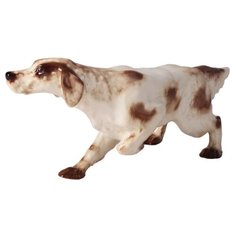 Скульптура. Императорский фарфоровый завод. Сеттер Пятнистый. 11,4 см.