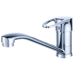 Diadonna Смеситель для кухни (мойки) латунный с поворотным изливом 360 градусов, хромированный, D121