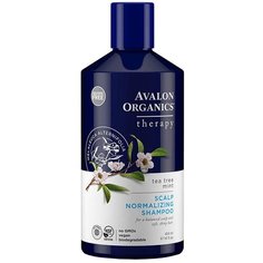 Avalon Organics шампунь Scalp Normalizing Therapy Tea Tree Mint, 414 мл