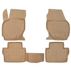 Коврики в салон Element VOLVO S80 2006->, 4 шт. (полиуретан, бежевые), NLC.50.05.212