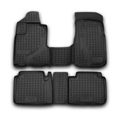 Коврики в салон Element HONDA CR-V 2002-2006, 4 шт. (полиуретан, серые), NLC.18.03.211