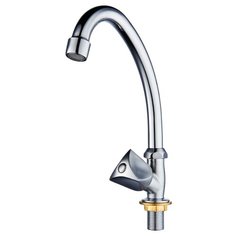 Смеситель РМС SL119-270F для кухни с высоким изливом для одной воды Ростовская Мануфактура Сантехники