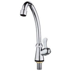 Смеситель РМС SL79-269F-1 для кухни с высоким изливом для одной воды Ростовская Мануфактура Сантехники