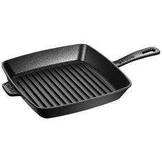 Сковорода-гриль квадратная, 30х30 см, черная, Staub