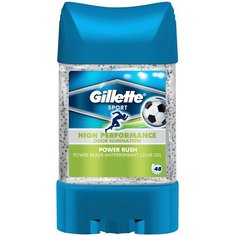 Дезодорант-антиперспирант гель Gillette Power Beads Power Rush, 75 мл