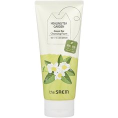 The Saem пенка увлажняющая очищающая с экстрактом зеленого чая Healing Tea Garden, 150 мл
