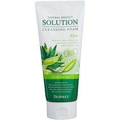 Deoproce пенка для умывания с экстрактом алоэ Natural Perfect Solution, 170 г