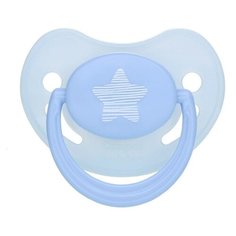 Пустышка силиконовая анатомическая Canpol Babies Pastelove 0-6 м, голубой