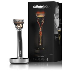 Набор Gillette дорожный: бритвенный станок Labs Heated, футляр