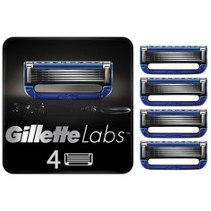 Сменные кассеты Gillette Labs, 4 шт.