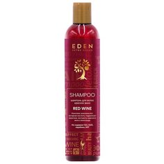 EDEN DETOX Шампунь для волос уплотняющий с кератином и аминокислотами Red Wine 350 мл