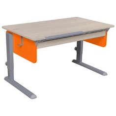 Стол детский Астек-Элара Лидер с ящиком 120x72 см береза/оранжевый/серый