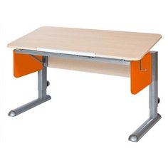 Стол детский Астек-Элара Моно-2 115x58 см береза/оранжевый/серый