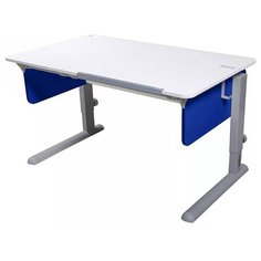 Стол детский Астек-Элара Лидер Левша без ящика 120x72 см белый/синий/серый