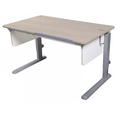 Стол детский Астек-Элара Лидер Левша без ящика 120x72 см береза/белый/серый