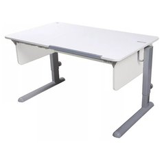 Стол детский Астек-Элара Лидер Левша без ящика 120x72 см белый/рамух/серый