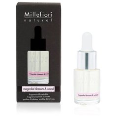 Millefiori Milano / HYDRO / Концентрат для аромалампы Цветы магнолии и дерево 15мл. FRAGRANCE HYDROSOLUBLE MAGNOLIA BLOSSOM & WOOD