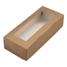Контейнер одноразовый картонный Eco Tabox gl 500 мл коричневый (5 шт)