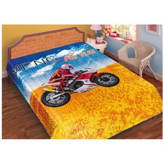 Покрывало Marianna Дакар, 160 х 220 см, оранжевый/голубой