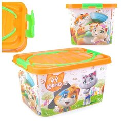 Контейнер Альтернатива "44 котенка" 15 л, прямоугольный (М7648) Alternativa