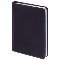 Ежедневник недатированный Альт A6+, 136 листов, Velvet, темно-синий