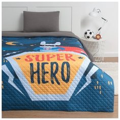 Покрывало Этель 1,5-спальное, Super hero, 145*210 см, микрофибра