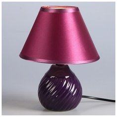 Лампа настольная Risalux "Волны", 1*40 W, E14, темно-фиолетовый, 17*17*22 см (631)