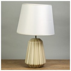 Лампа настольная Risalux "Галатея", серая дымка, 1*40 W, Е14, 40*25*25 см