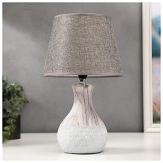 Лампа настольная Risalux Е14, 40 Вт, серый, 25*25*38,5 см