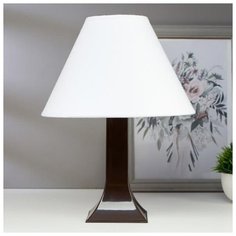Лампа настольная Risalux 1*Е27, 15 Вт, коричневый, d 25 см, h 33 см