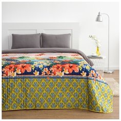 Покрывало Этель евро, Райский сад, 200*220 см, искусственный шелк, 100% полиэстер