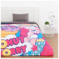 Покрывало Hasbro "Donut worry", My Little Pony, 1,5-спальное, 145*210 см, микрофибра