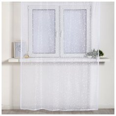 Тюль Лента без шторной ленты, 280*145 см, полиэстер 100%