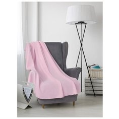 Плед Экономь и Я Розовый, 150*130 см, плотность 160 г/м2, 100% полиэстер