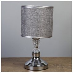 Лампа настольная Risalux "Венера", 1*40 Вт, Е27, 220 В, серебро, 15*15*30 см