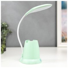 Лампа настольная Risalux c АКБ, 16*LED, 3 Вт, 3 режима, USB, 9,5*11*38 см