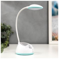 Лампа настольная Risalux c АКБ, 20*LED, 4 Вт, 3000-6000 К, USB, 10,8*10,8*43,5 см