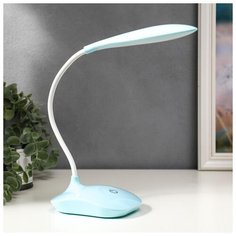 Лампа настольная Risalux LED, 20 диодов "Электро" сенсор, 3 режима, USB, АКБ, 27*12*10 см